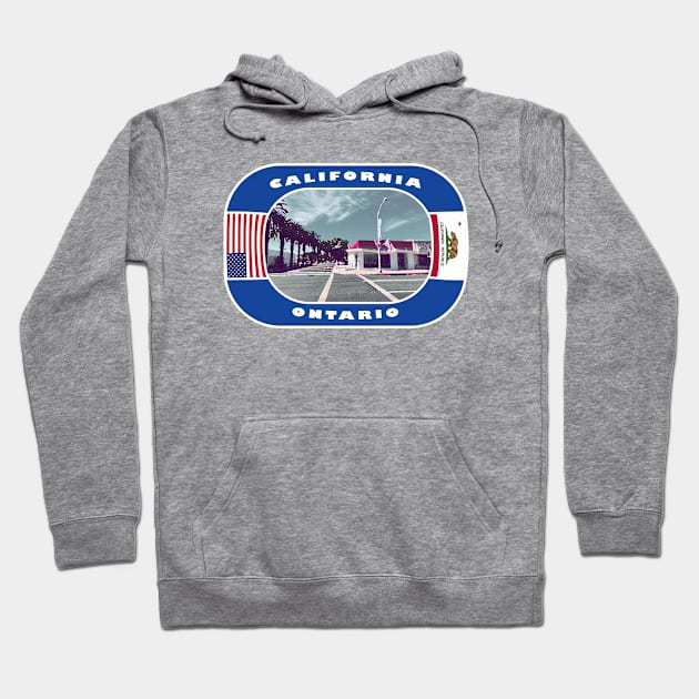 California, Ontario City, USA Hoodie by DeluxDesign